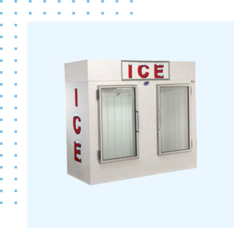 indoor ice merchandiser