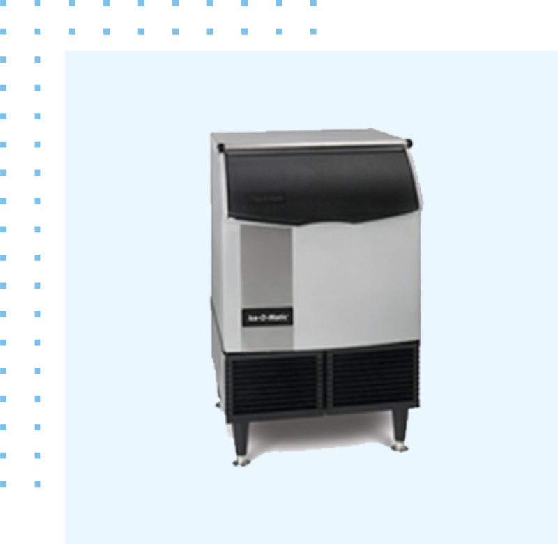 self-contained cube ice machine